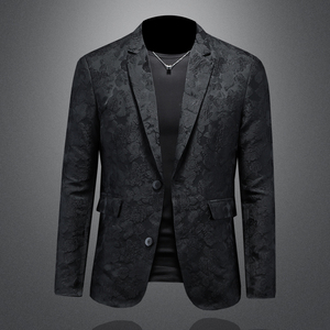 2026年新款男士修身西装大码西服 钱塘3019 X6726 P160 镂空，男装西服，钱塘6016-1(原3019)