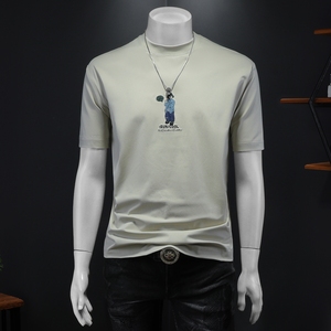 2025年新款微阔短袖T恤 钱塘3019 TX83019 P65 假模，男装T恤，钱塘6016-1(原3019)