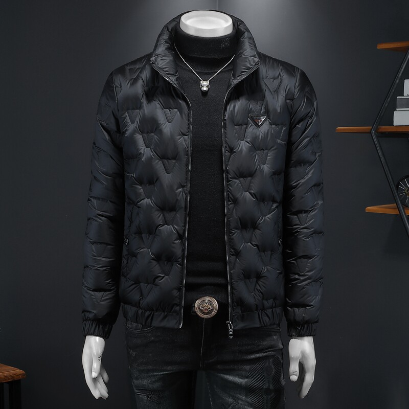 Y9563P2902024高端冬季90%白鸭绒亮面立领羽绒服假模345，男装羽绒服，钱塘6016-1(原3019)