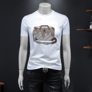 商标已注册2025年新款短袖T恤 钱塘3019 TX3010 P75 假模，男装T恤，钱塘6016-1(原3019)