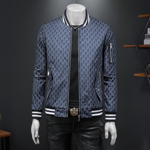 2026年新款圆领休闲夹克 钱塘3019-JK9308 P145 假模 商标已注册，男装夹克，钱塘6016-1(原3019)