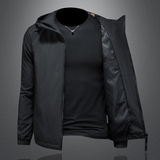 2026年新款连帽休闲夹克钱塘3019-JK9301P145镂空，男装夹克，钱塘6016-1(原3019)