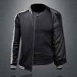 2026年新款印花立领休闲夹克钱塘3019-JK9044P165镂空黑色，男装夹克，钱塘6016-1(原3019)