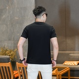 2026年新款短袖T恤钱塘3019TX230P70真模绿色，男装T恤，钱塘6016-1(原3019)