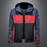 2026年新款连帽休闲夹克钱塘3019-JK9293P140镂空，男装夹克，钱塘6016-1(原3019)