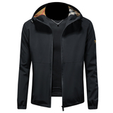 2026年新款连帽休闲夹克钱塘3019-JK9300P140镂空，男装夹克，钱塘6016-1(原3019)