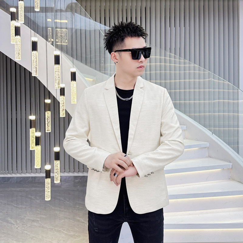 2026年新款高端纯色休闲小西装钱塘3019X6708P160真模,男装西服套装,钱塘6016-1(原3019)