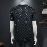 微阔2025年新款高品质纯棉短袖T恤钱塘3019TX0024P78，男装T恤，钱塘6016-1(原3019)