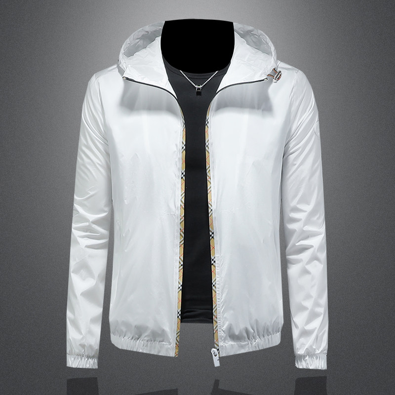 2026年新款连帽休闲夹克钱塘3019-JK9288P145镂空，男装夹克，钱塘6016-1(原3019)