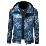 2026年新款连帽休闲夹克钱塘3019-JK9303P140镂空商标已注册，男装夹克，钱塘6016-1(原3019)