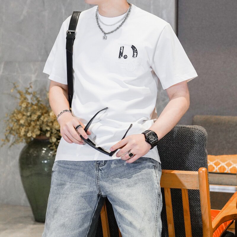 2026年新款微阔短袖T恤钱塘3019TX3096P75真模,男装T恤,钱塘6016-1(原3019)