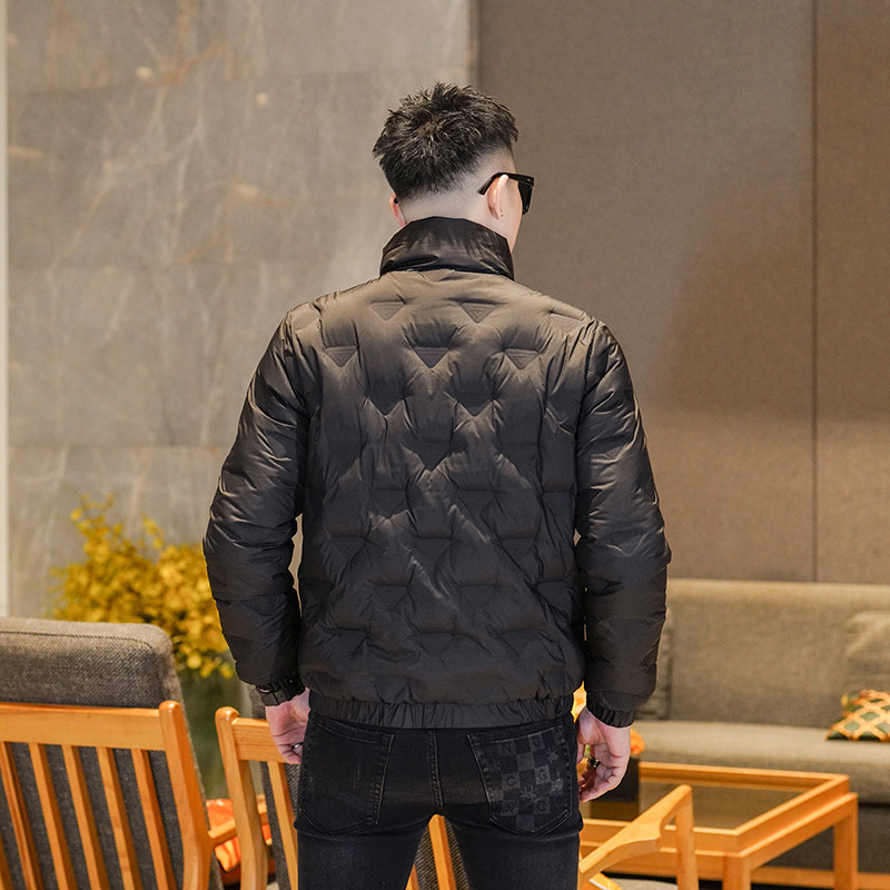 Y9813P2902025高端冬季90%白鸭绒暗花立领羽绒服真模335,男装羽绒服,钱塘6016-1(原3019)