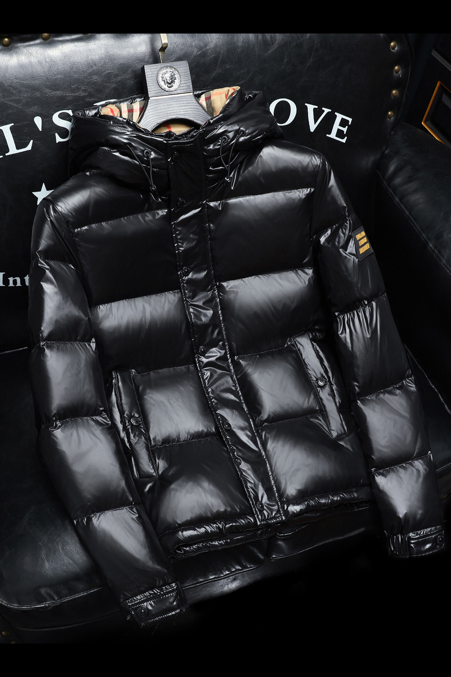 Y9852P3302025高端冬季90%白鸭绒亮面连帽羽绒服沙365，男装羽绒服，钱塘6016-1(原3019)