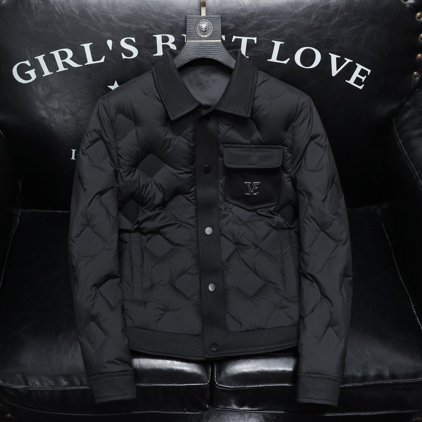 Y8989P3252025高端冬季90%白鸭绒翻领暗花羽绒服沙发375,男装羽绒服,钱塘6016-1(原3019)