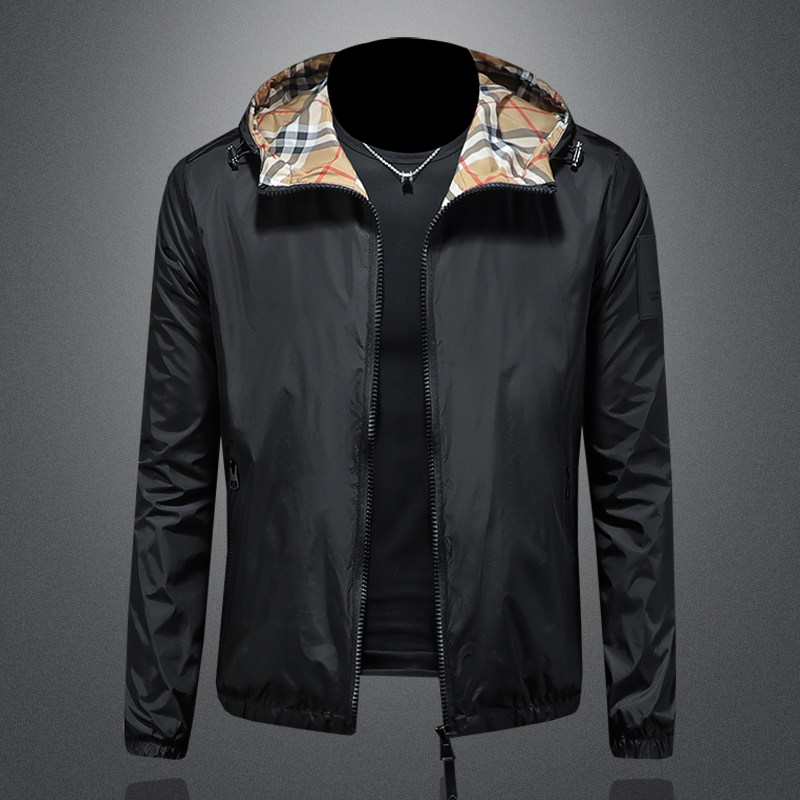 2026年新款连帽休闲夹克钱塘3019-JK9287P140镂空，男装夹克，钱塘6016-1(原3019)