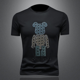 2025年新款短袖T恤钱塘3019TX3058P75镂空，男装T恤，钱塘6016-1(原3019)