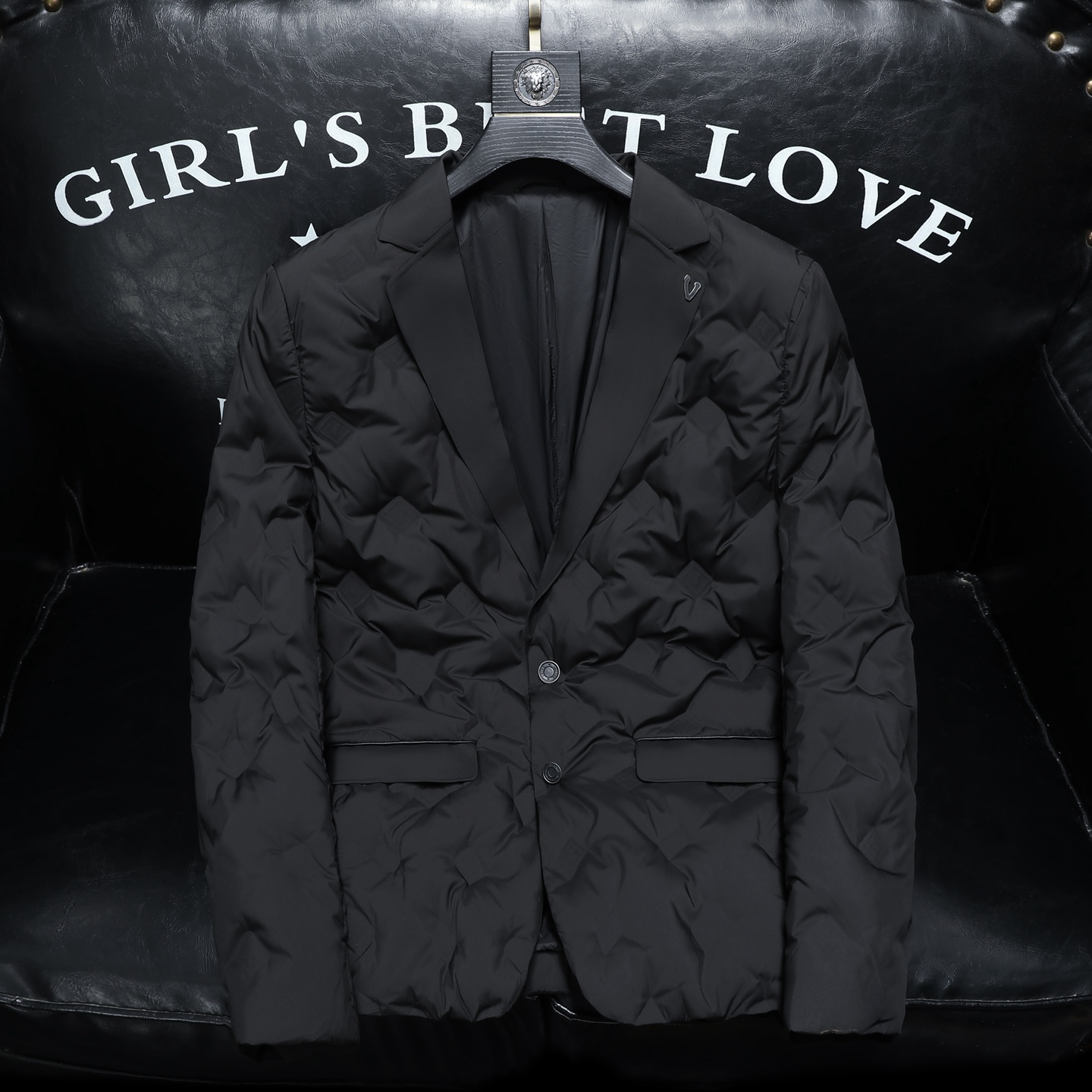 Y9863P3202025高端冬季90%白鸭绒西装领羽绒服沙发355，男装西服套装，钱塘6016-1(原3019)