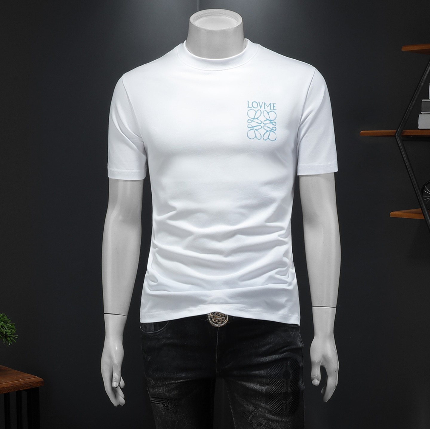 2026年新款短袖T恤钱塘3019TX3095P75假模，男装T恤，钱塘6016-1(原3019)