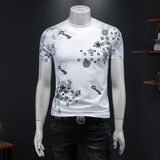 2025年新款短袖T恤钱塘3019TX3056P78假模，男装T恤，钱塘6016-1(原3019)