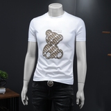 商标已注册2025年新款短袖T恤3019TX3002P75假模，男装T恤，钱塘6016-1(原3019)