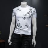 2025年新款短袖T恤钱塘3019TX3056P78假模，男装T恤，钱塘6016-1(原3019)