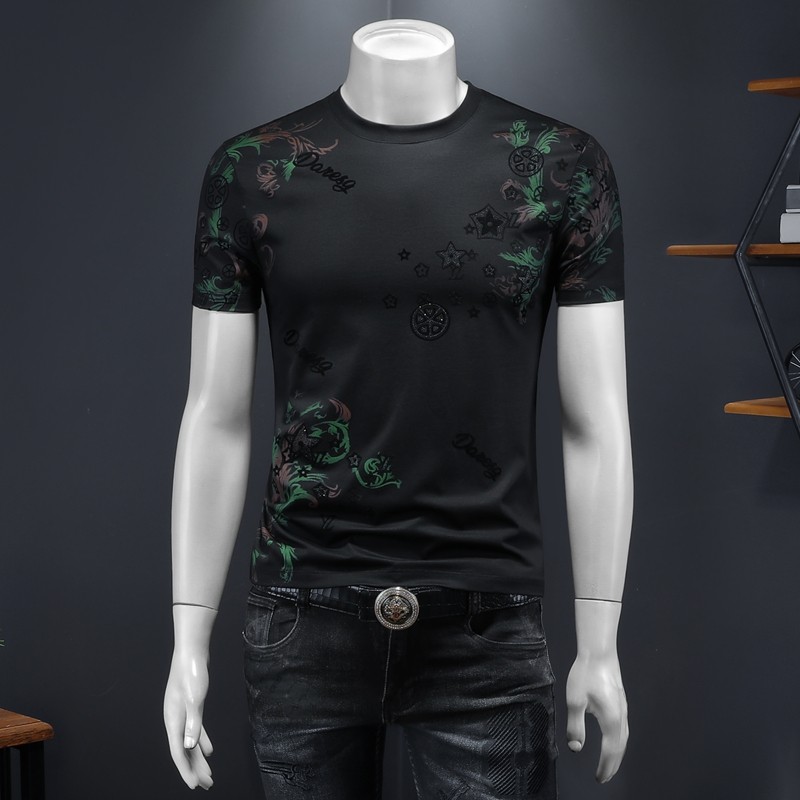 2025年新款短袖T恤钱塘3019TX3056P78假模，男装T恤，钱塘6016-1(原3019)