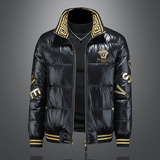 Y8083P3652024高端冬季90%白鸭绒亮面立领羽绒服镂空395，男装羽绒服，钱塘6016-1(原3019)