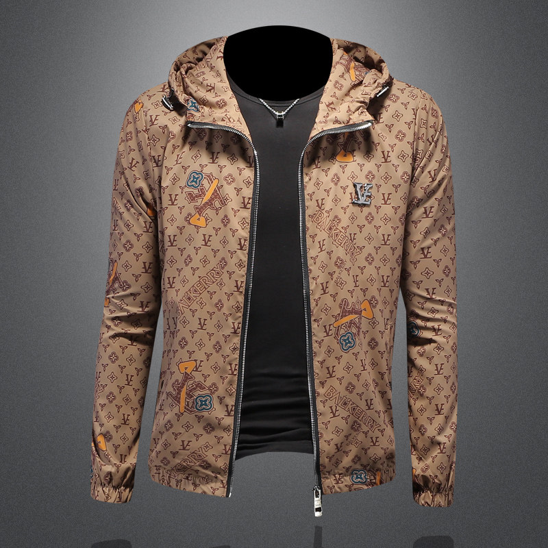 2026年新款男士韩版修身连帽夹克钱塘3019FSY9062P150镂空卡，男装防晒衣，钱塘6016-1(原3019)