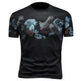 2025年新款短袖T恤钱塘3019TX3013P80镂空，男装T恤，钱塘6016-1(原3019)