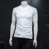 微阔2025年新款高品质纯棉短袖T恤钱塘3019TX0024P78，男装T恤，钱塘6016-1(原3019)