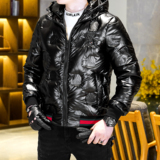 Y9937P2902024高端冬季90%白鸭绒亮面连帽羽绒服真模，男装羽绒服，钱塘6016-1(原3019)