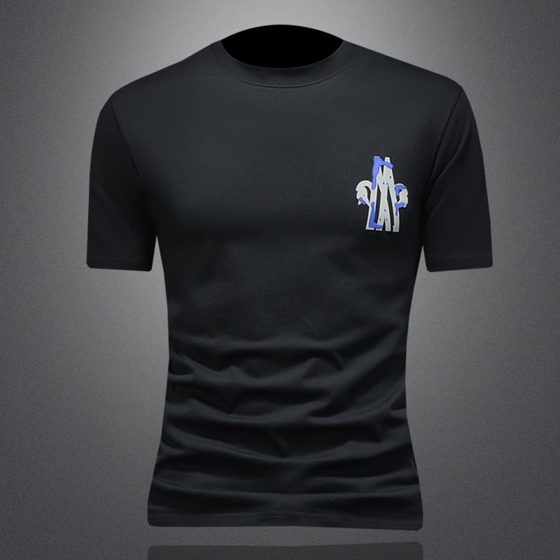 2026年新款微阔短袖T恤钱塘3019TX3101P75镂空，男装T恤，钱塘6016-1(原3019)