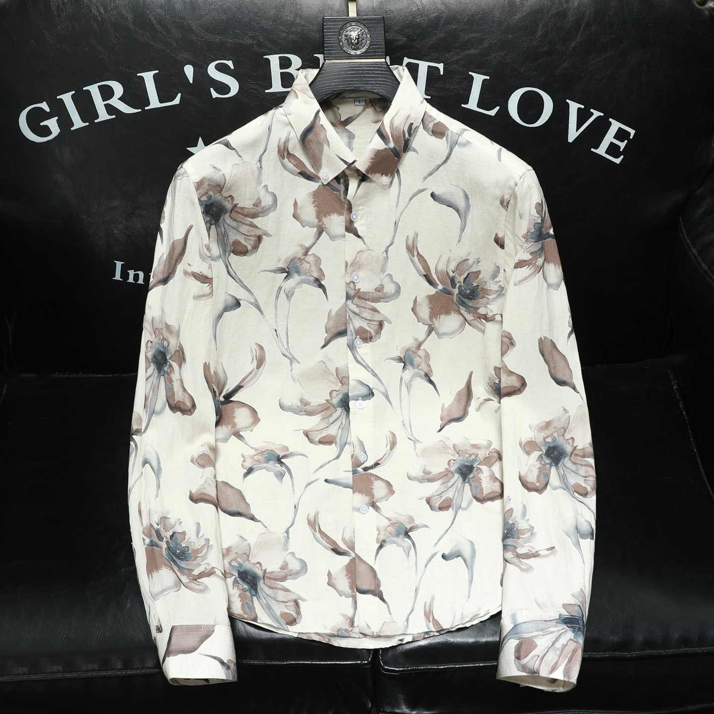 2026年新款长袖衬衫青春大码修身衬衣钱塘30199775P85沙发，男装衬衫，钱塘6016-1(原3019)