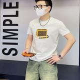 2025年新款短袖T恤钱塘3019TX3009P75真模，男装T恤，钱塘6016-1(原3019)