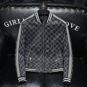 2026年新款圆领休闲夹克 钱塘3019-JK9309 P145 沙发 商标已注册，男装夹克，钱塘6016-1(原3019)