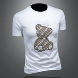 商标已注册2025年新款短袖T恤3019TX3002P75镂空，男装T恤，钱塘6016-1(原3019)