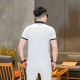 商标已注册2026年新款短袖POLO衫3019-PL3022P55真模黑色，男装T恤，钱塘6016-1(原3019)