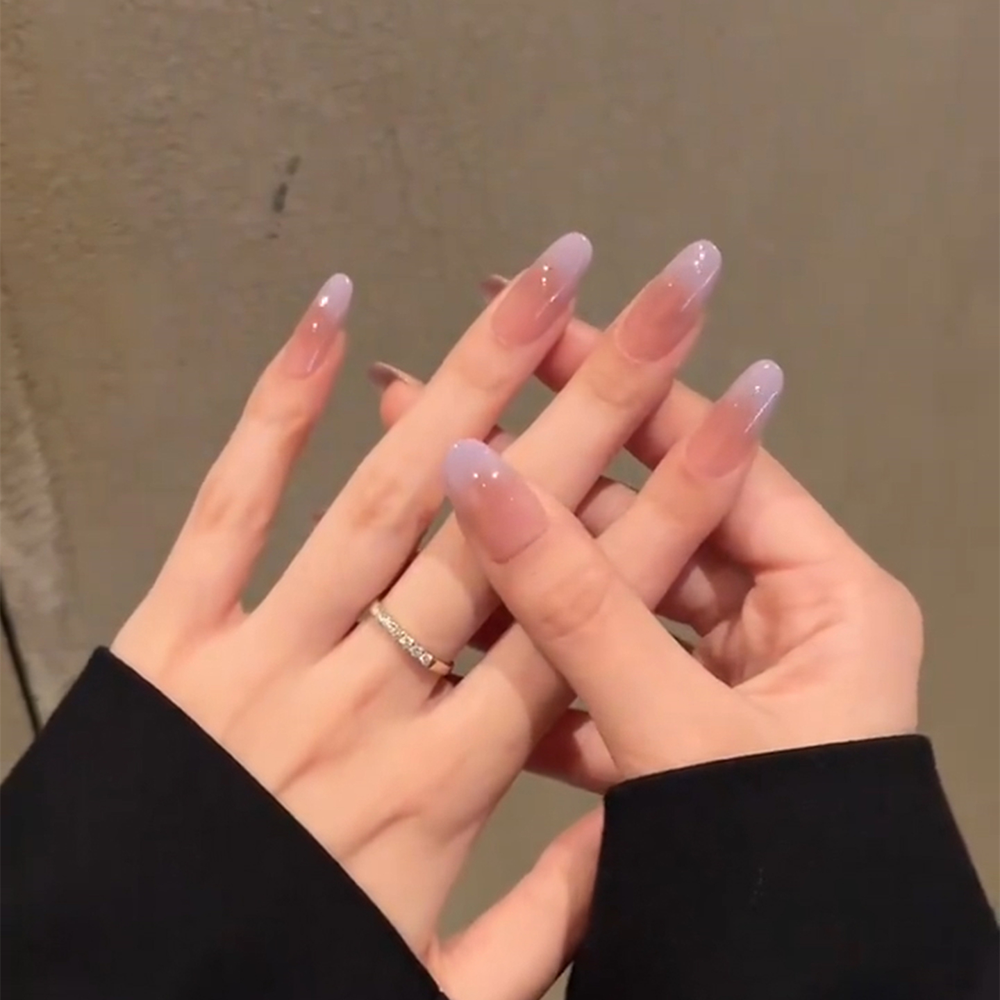 淳贵人指甲贴片 夏日显白法式美甲成品 日常简约百搭纯手工穿戴甲
