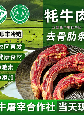 正宗高原牦牛肉无饲料喂养