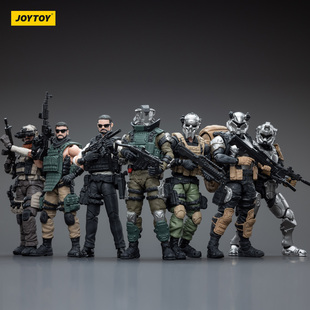 JOYTOY暗源年度军兵产品套装 18可动兵人模型 JT4317硬核酷玩系列1