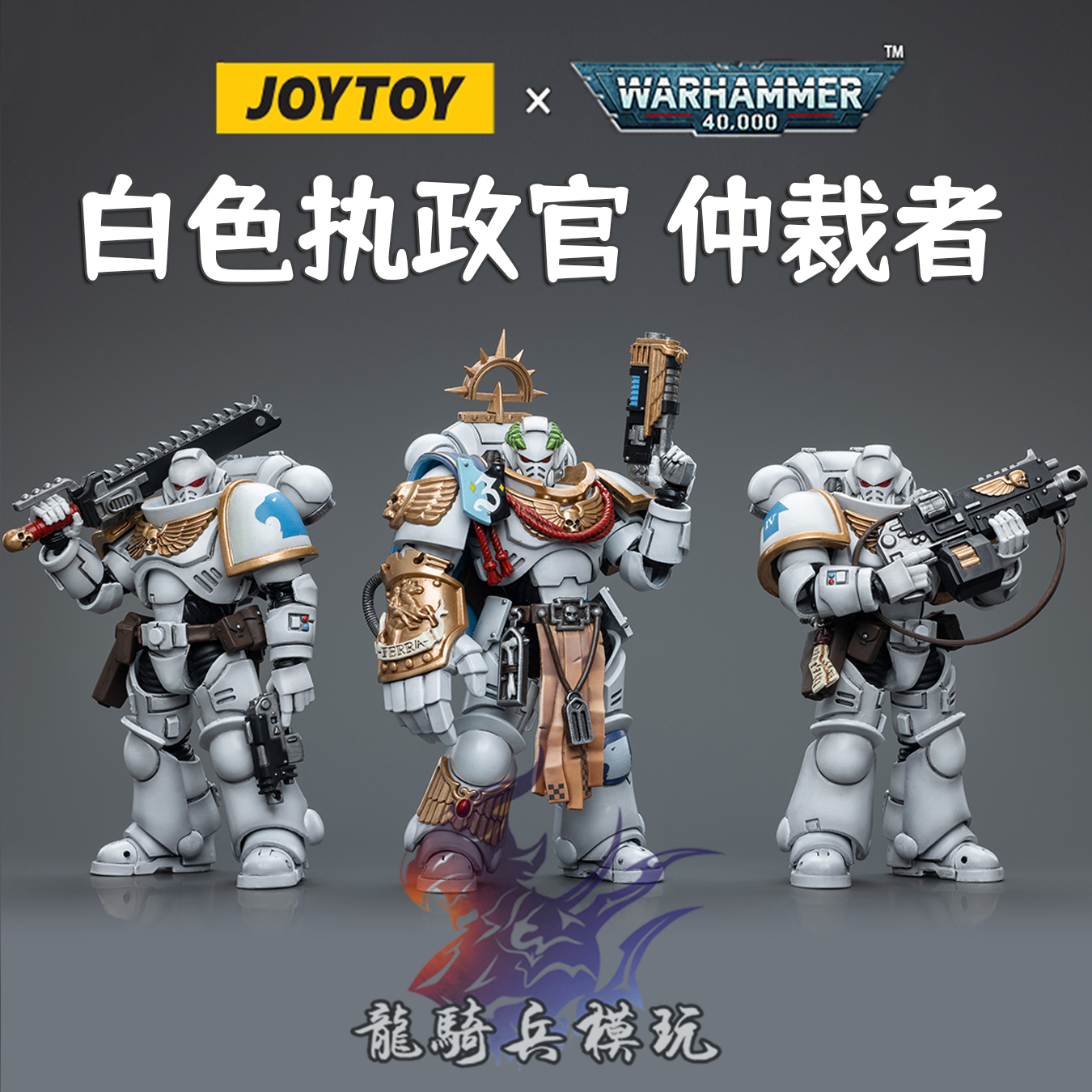 暗源战锤40K1/18白色执政官兵人