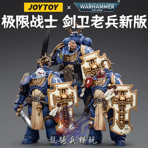JOYTOY暗源战锤40K剑卫老兵兵人