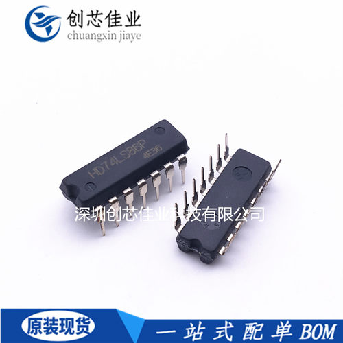原装进口HD74LS86P SN74LS86N DIP14四路2输入异或门74LS86 配单
