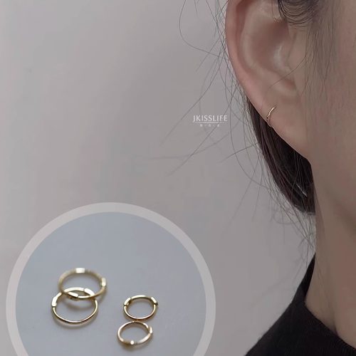 9K黄金Jennie同款耳骨环耳环