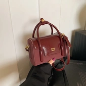 南风Chio2nd简约百搭小方包复古拼接磨砂手提包韩系单肩斜挎