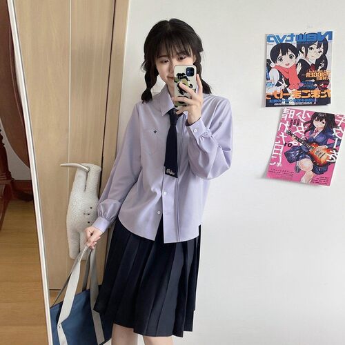 【樱姝女高】校供感泰式学院衬衫