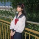 冬服中间服女 显瘦优雅大小姐制服长袖 樱花家族jk水手服 海之歌
