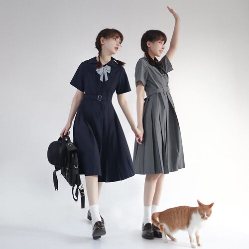 【昭本野矢】校供感连衣裙