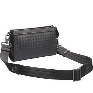 单肩包男款斜挎包真皮新款潮编织小挎包女两用手包休闲男皮小背包