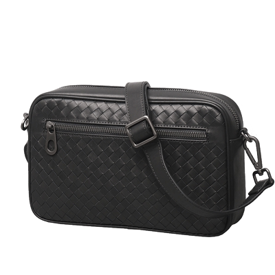 编织小挎包真皮休闲手包两用